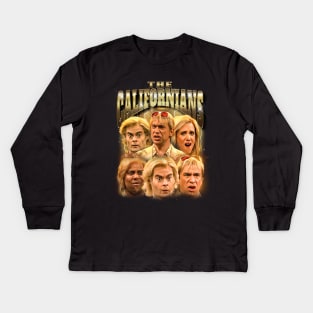 The Californians - 90's bootleg design Kids Long Sleeve T-Shirt